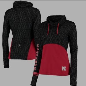 Nebraska Cowl Neck Pullover Hoodie